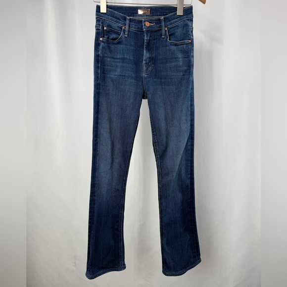 MOTHER The Runaway Mini Flare Jeans in Home Movies Blue Size 25 - Picture 5 of 15